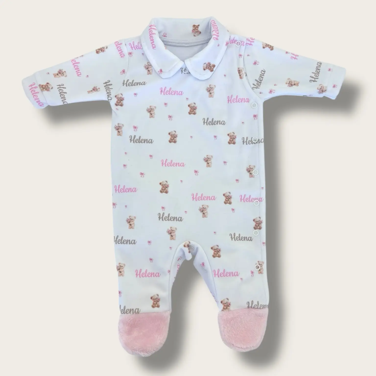 Macacão Plush Para Meninas Personalizado