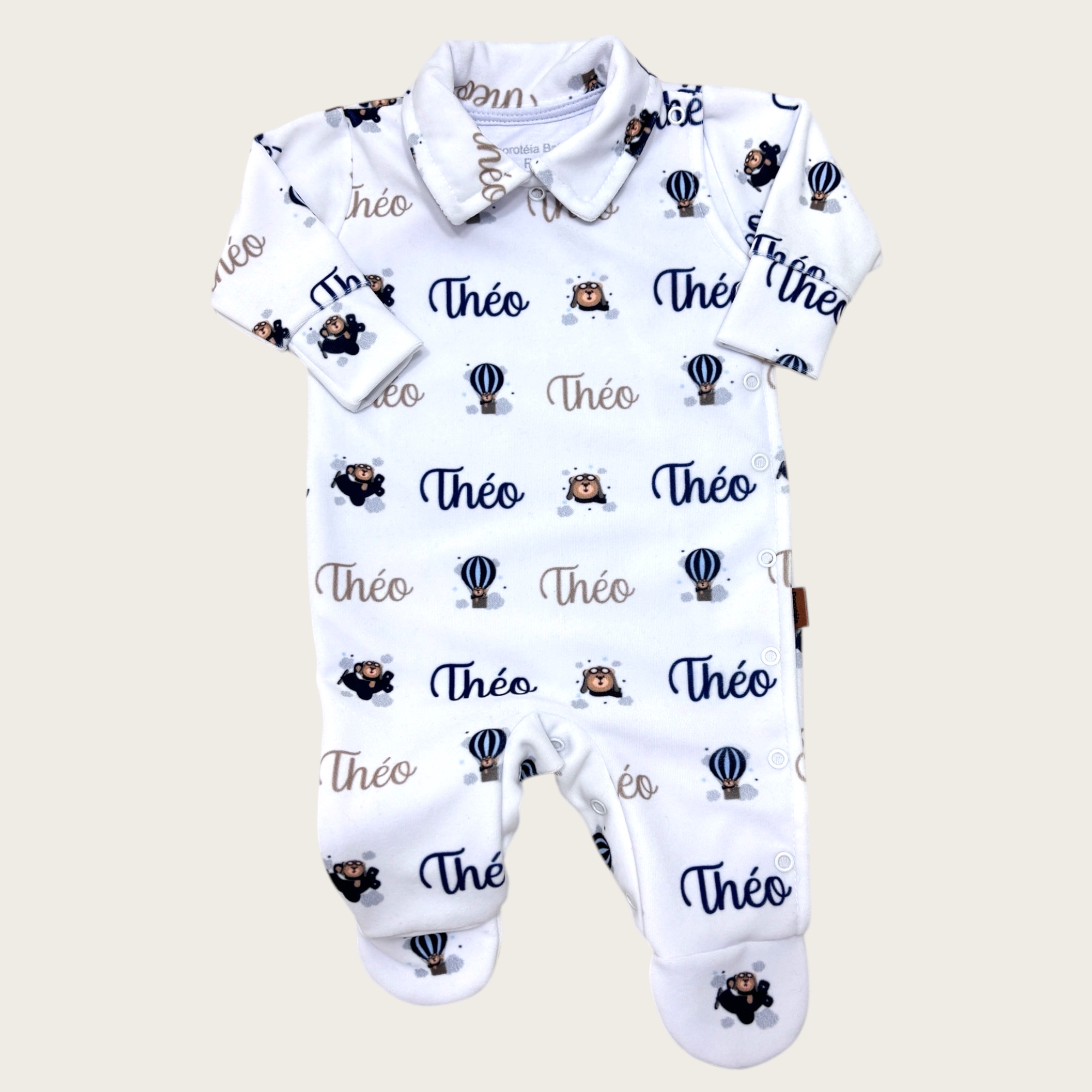 Macacão Para Meninos Personalizado Baby