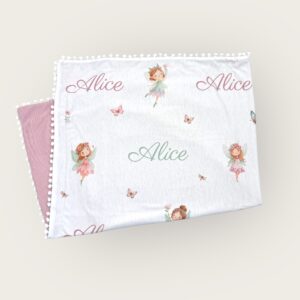 Manta Personalizada Malha Para Meninas