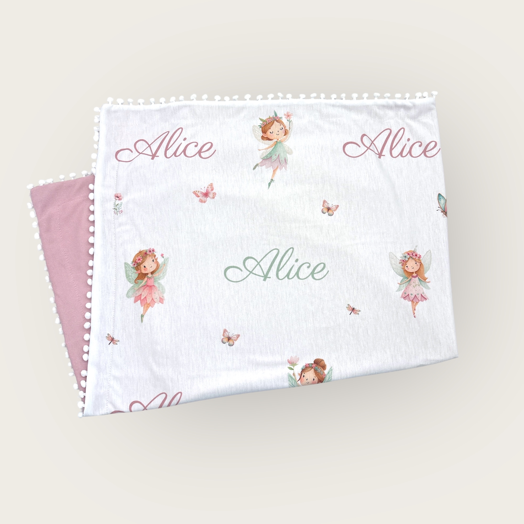 Manta Personalizada Malha Para Meninas