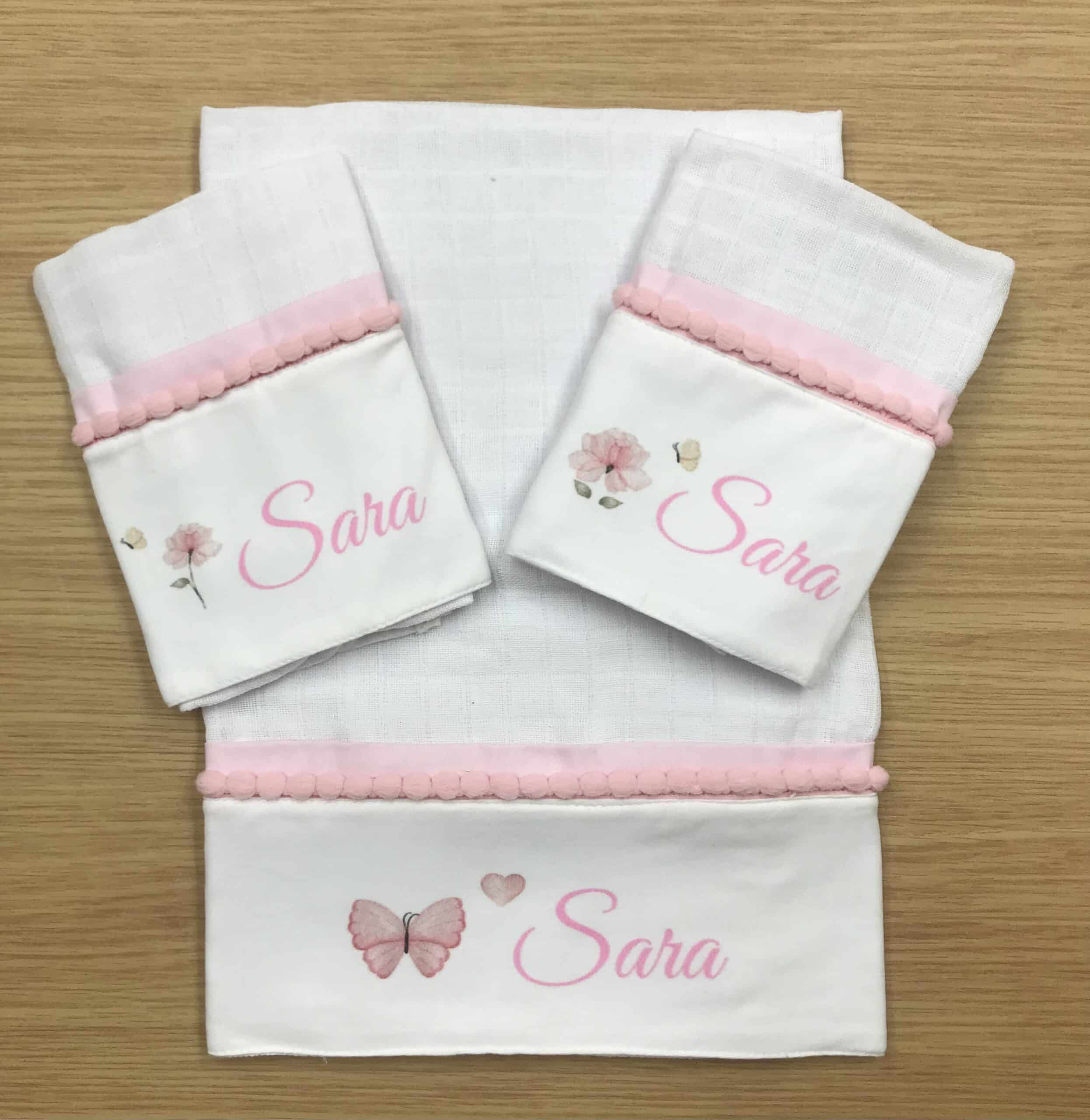 Fralda Personalizada – Kit para meninas