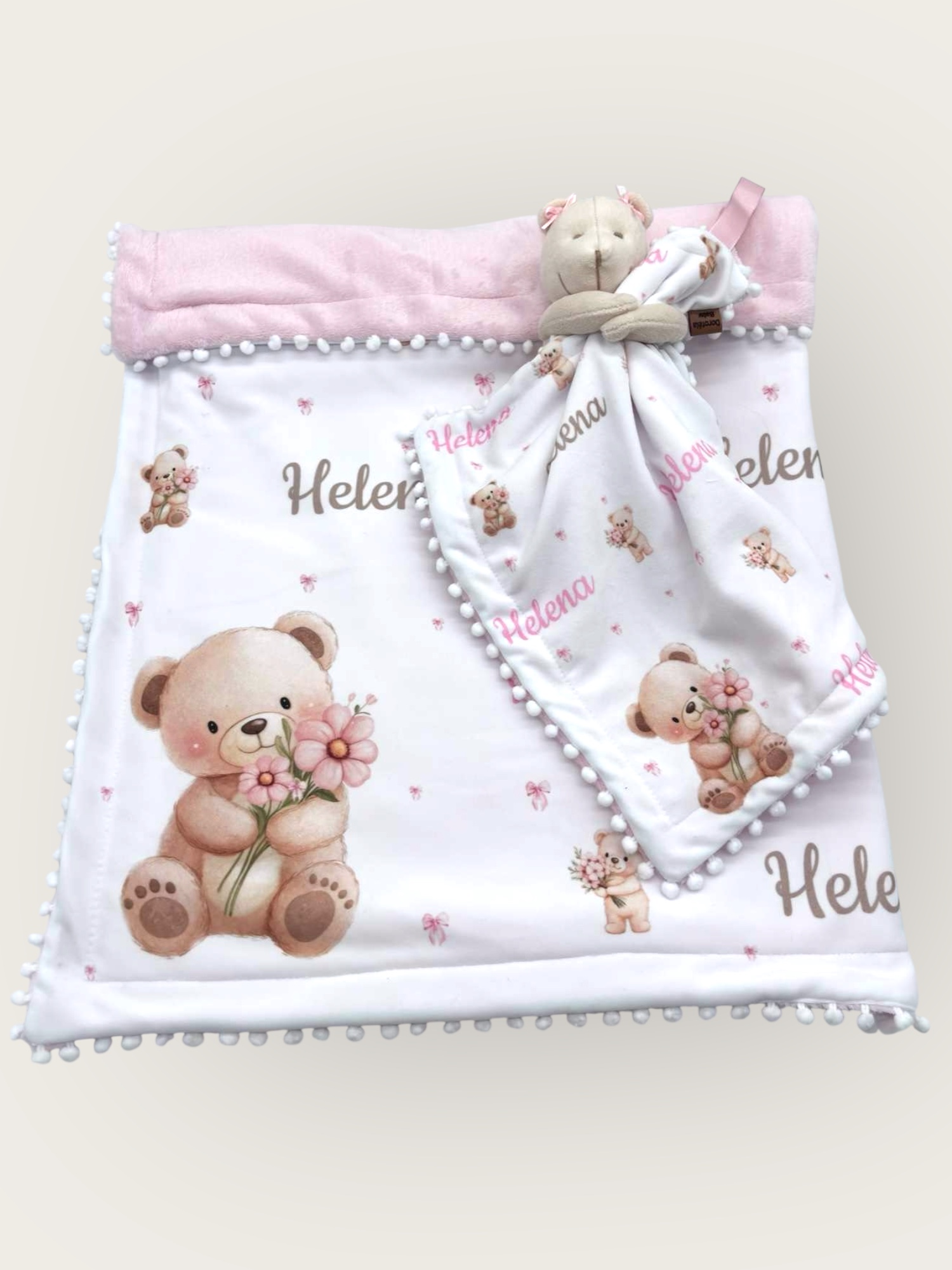 Mantinha e Naninha Personalizado Plush