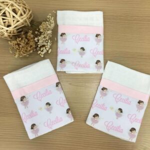 Paninhos de Boca Fofinhos Com Nome da sua Bebê