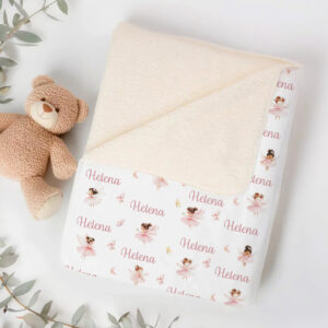 Cobertor Personalizado Algodão Doce Baby