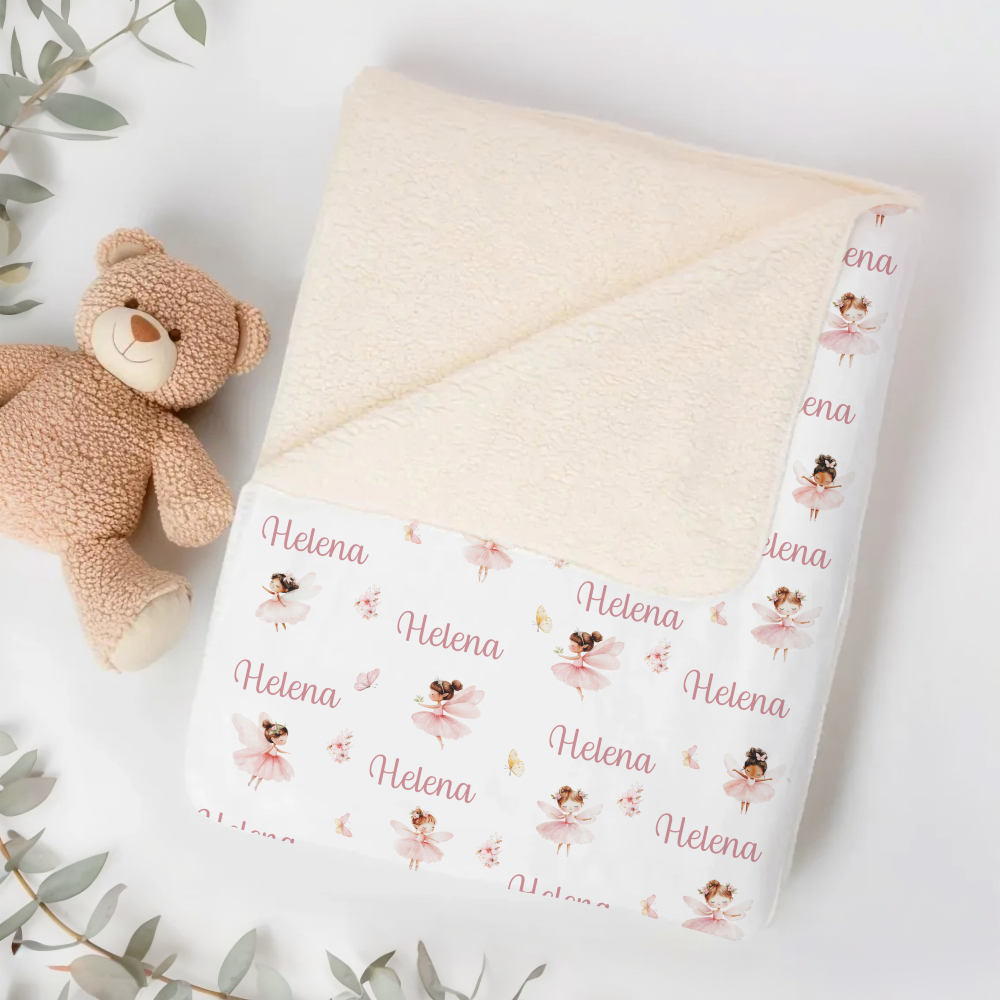 Cobertor Personalizado Algodão Doce Baby