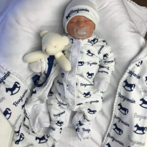 Saída Maternidade com nome Bebê Magic