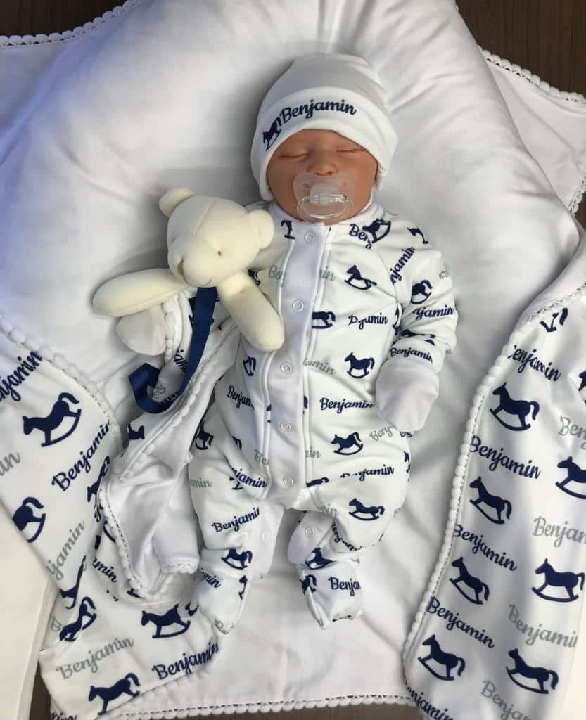 Saída Maternidade com nome Bebê Magic