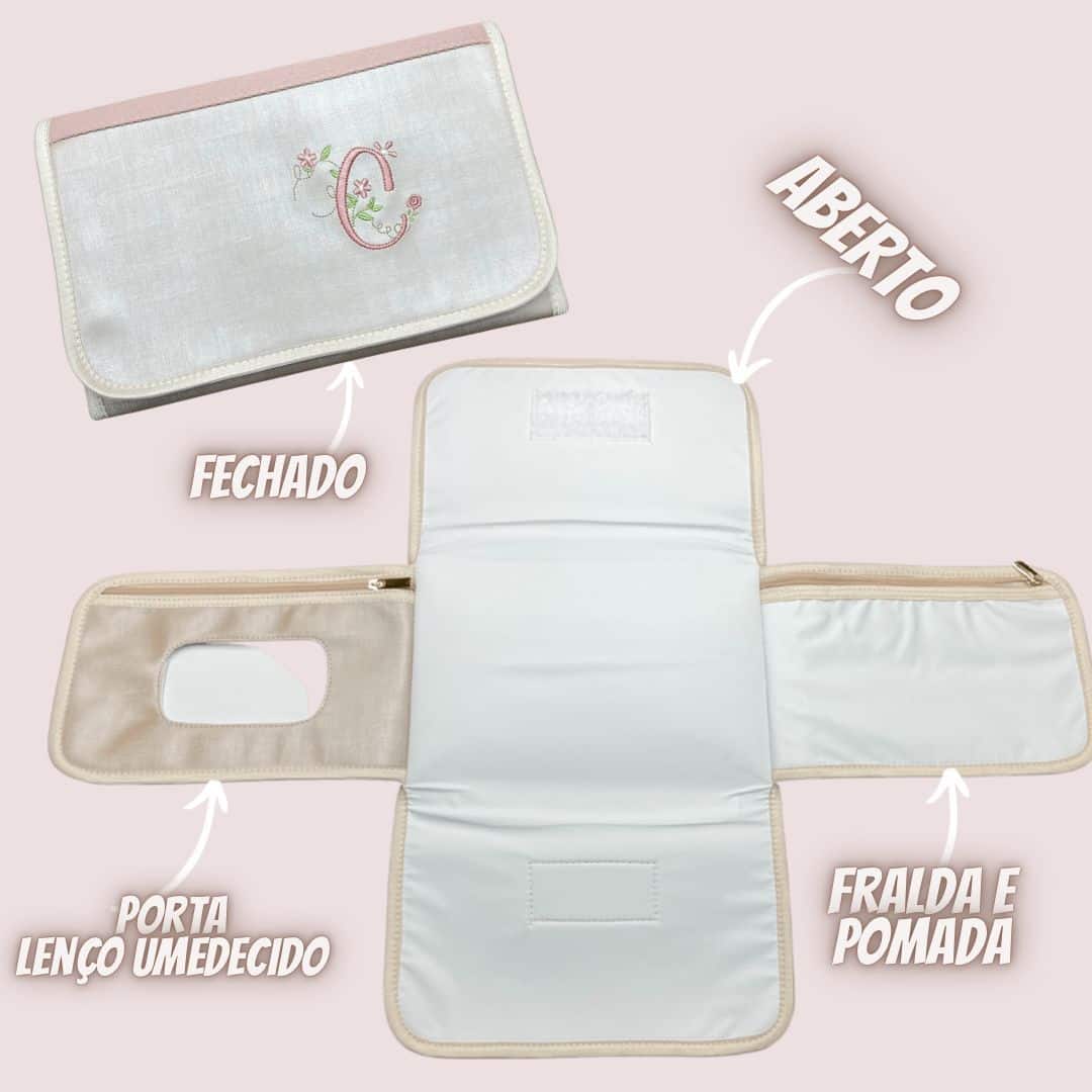 Trocador Portátil Personalizado Prático