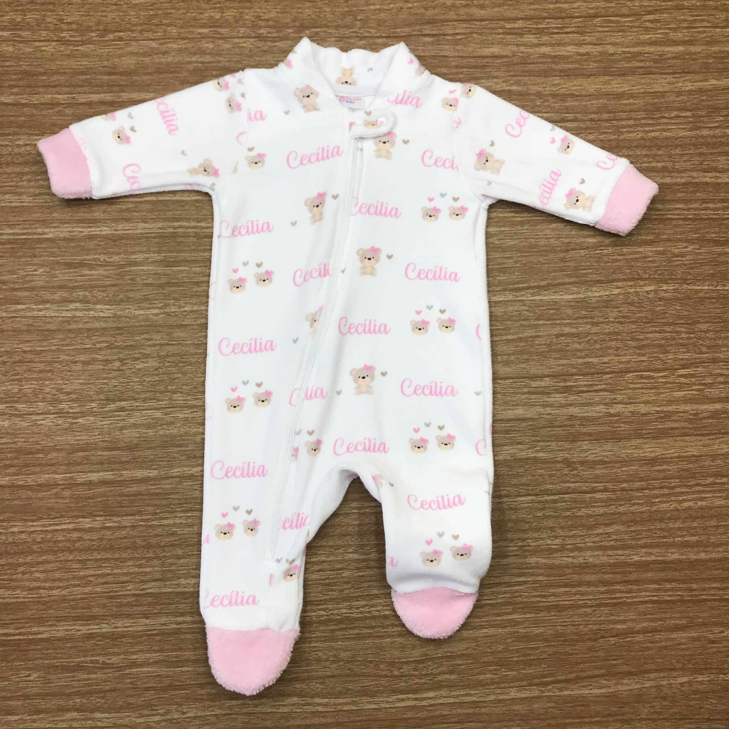 Macacão Ziper Bebê Kids