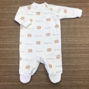 Saída Maternidade Algodão Doce Porta Bebê com Nome