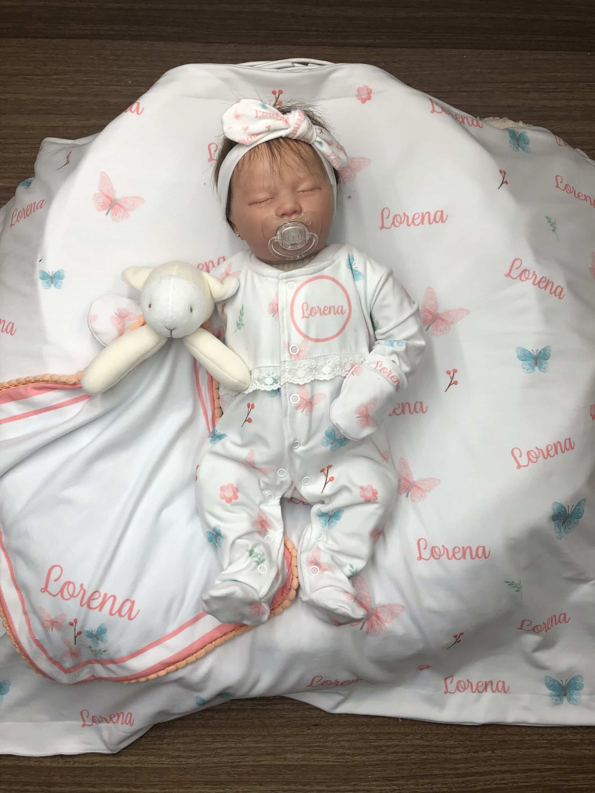 Saída Maternidade com Rendado Infantil