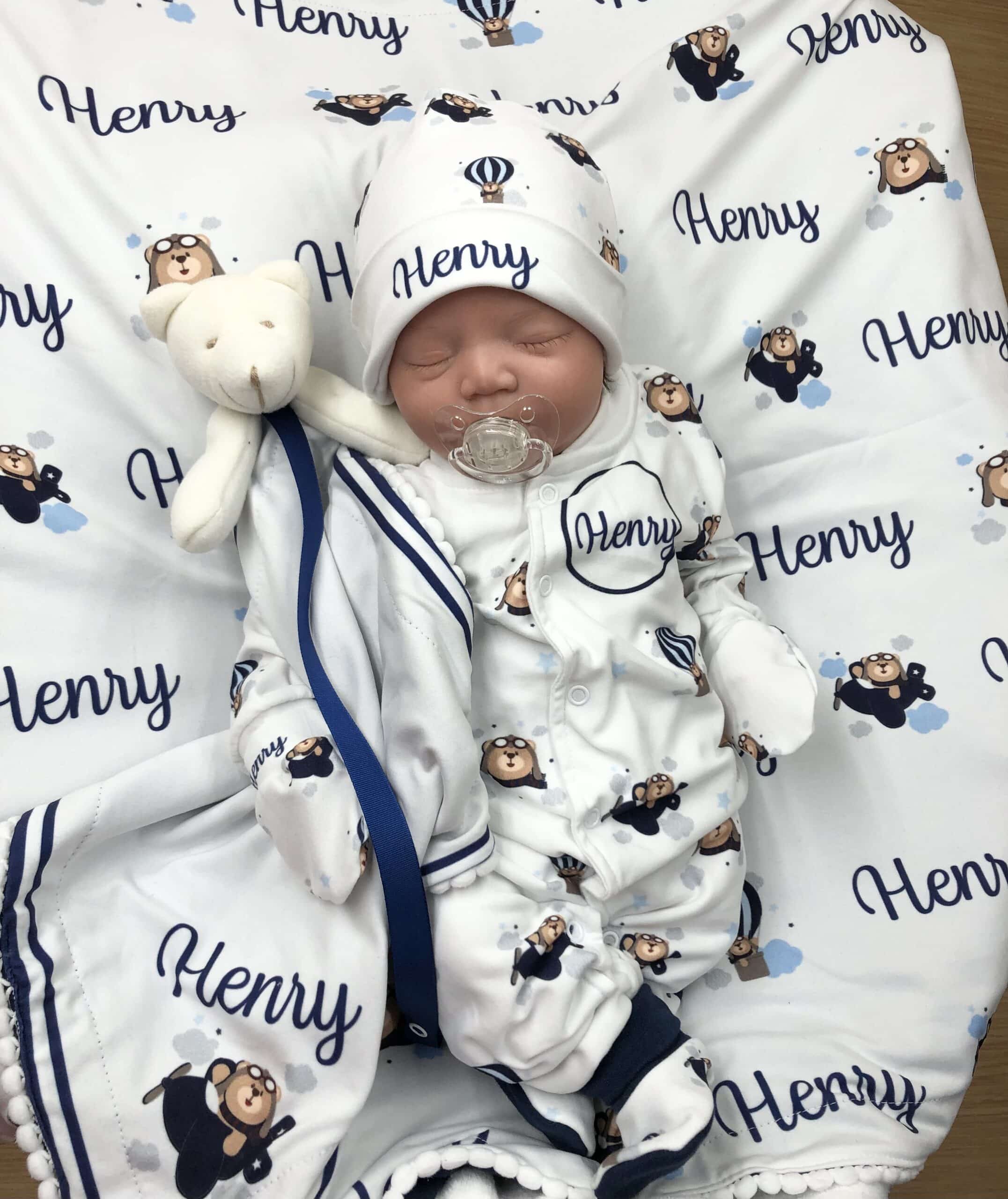 Saída maternidade Kit Lindeza 5 peças