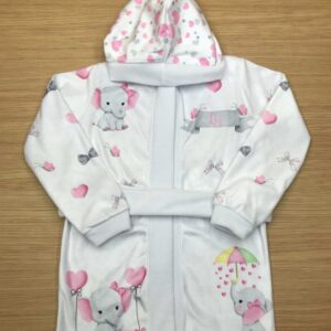 Roupão de Bebê Personalizado para meninas