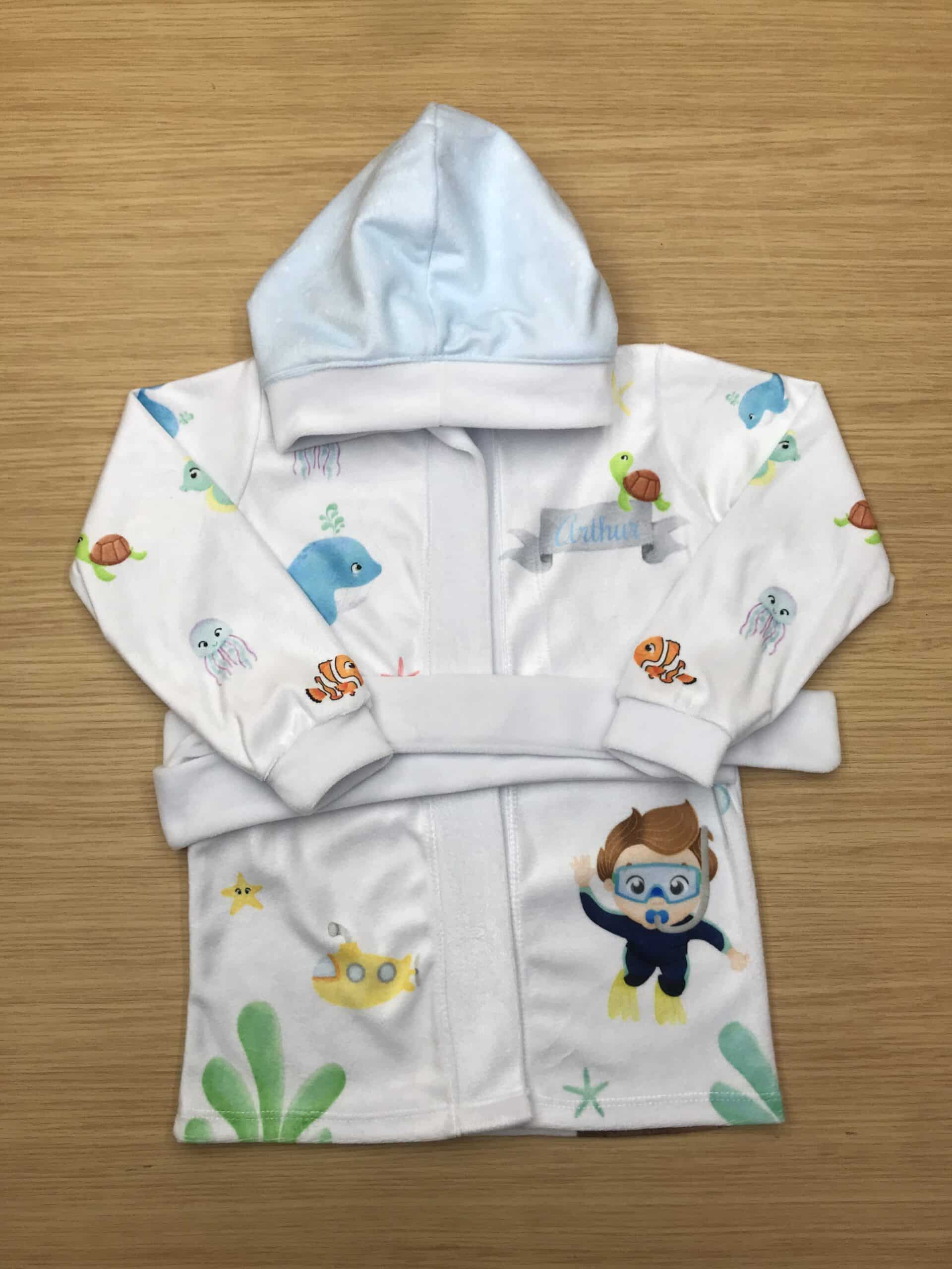 Roupão para bebê Personalizado