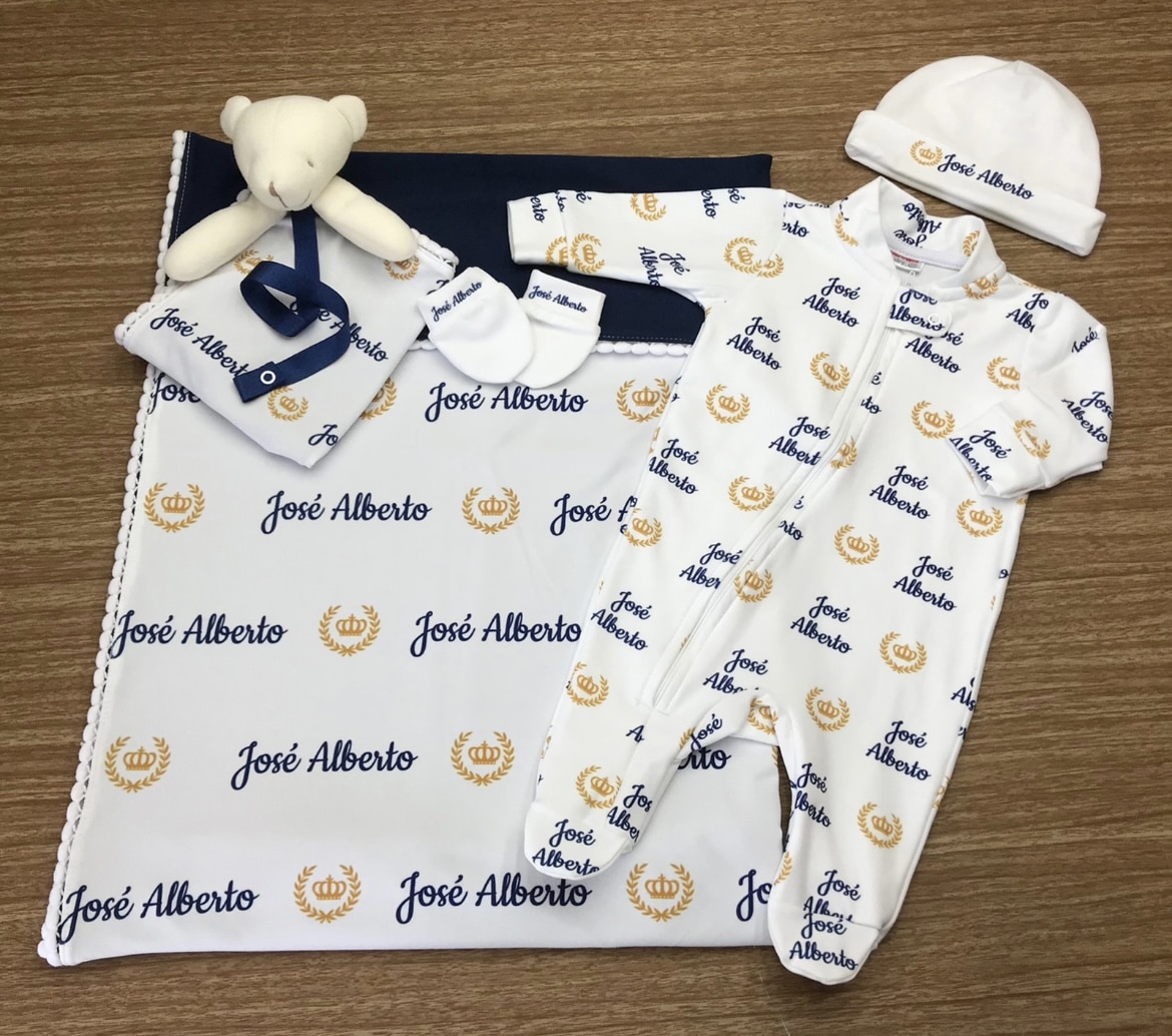 Kit Saída Maternidade Personalizada Ternura