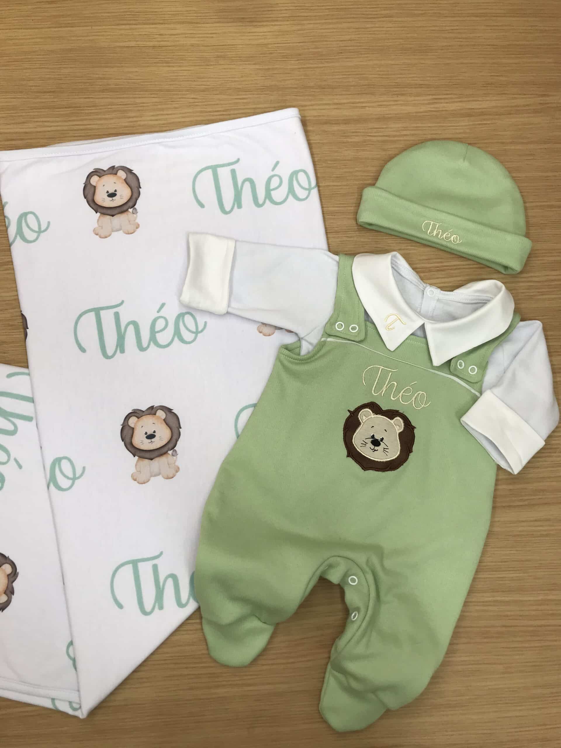 Saída Maternidade Personalizada Lion