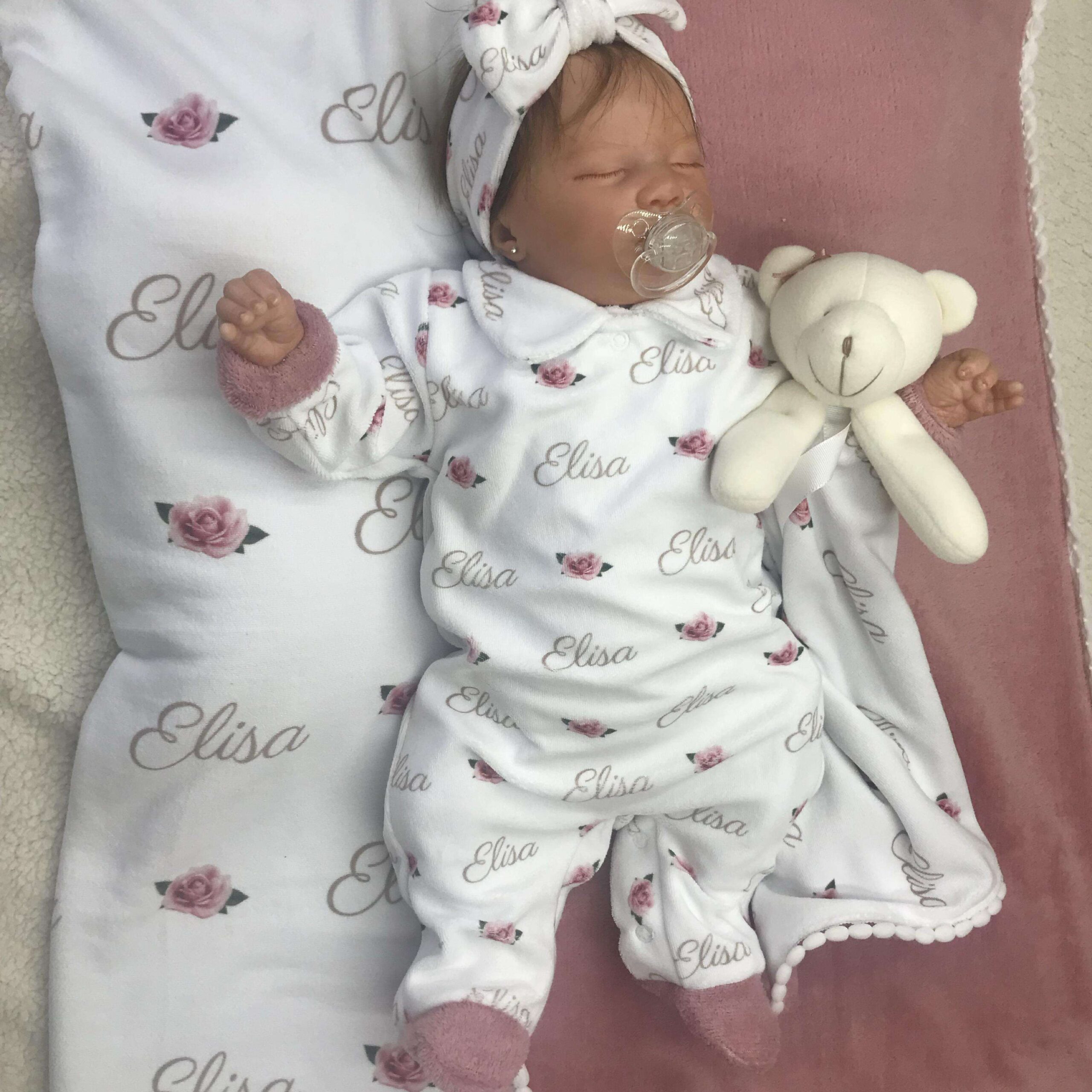 Kit Saída Maternidade Encantadora Personalizado para Menina