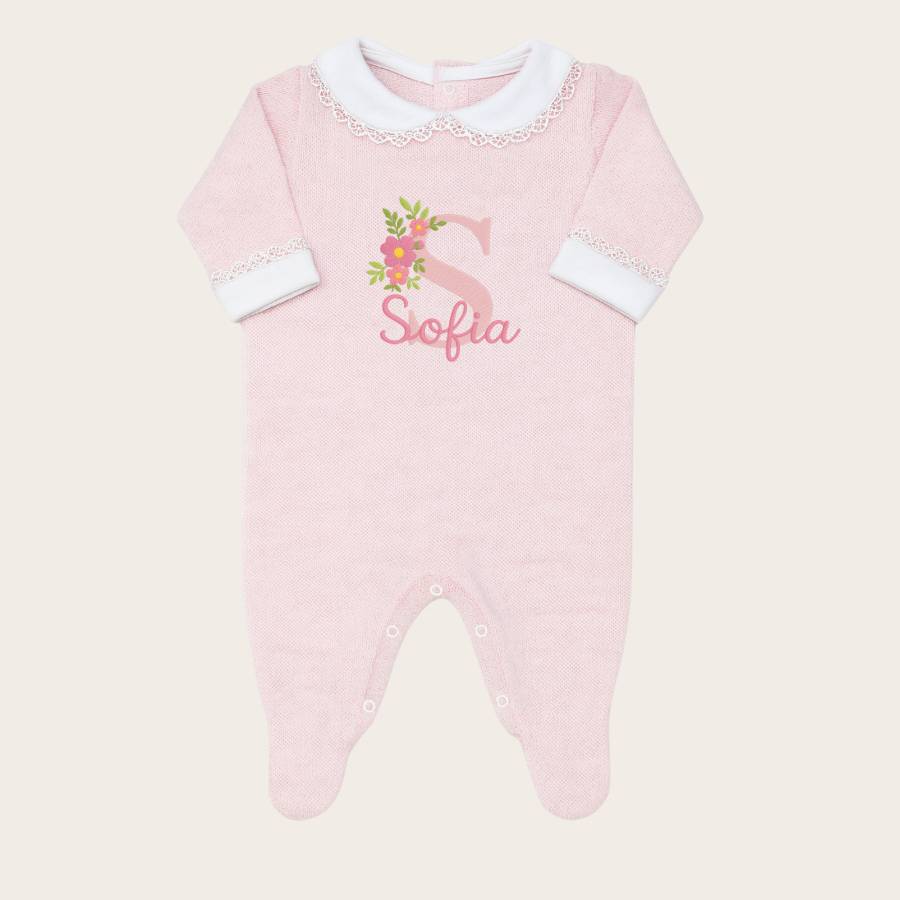 Macacão Tricô Personalizado com Gola e Punho em Greper